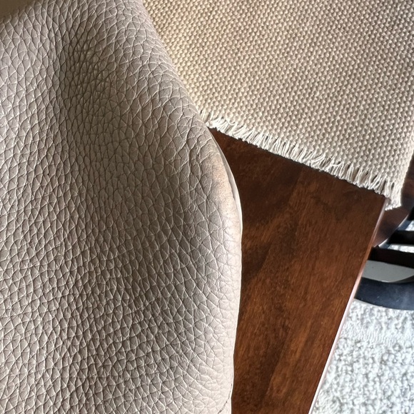 Tory Burch Pebbled Leather Tassel Tote in Light Taupe - Picture 7 of 9